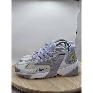 NIKE Zm Air 2k A00354 103 Sneakers Women’s Sz 7 White Lavender Athletic Shoes